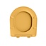 MONDIAZ LAVIE Toiletzitting met quick-release & softclose-Geel-Duroplast-Compact