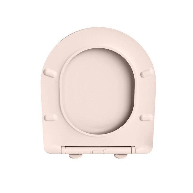 MONDIAZ LAVIE Toiletzitting met quick-release & softclose-Pink-Duroplast-Compact