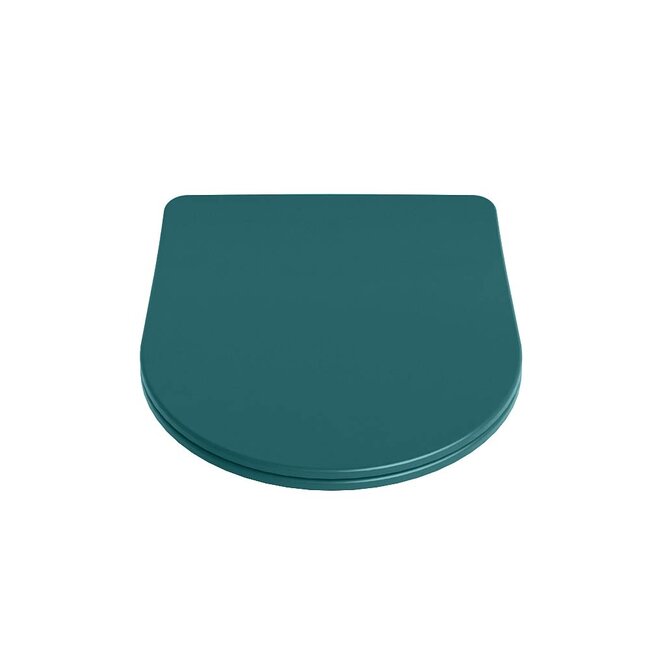 MONDIAZ LAVIE Toiletzitting met quick-release & softclose-Turquoise-Duroplast-Compact
