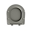 MONDIAZ LAVIE Toiletzitting met quick-release & softclose-Taupe-Duroplast-Compact