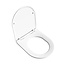 MONDIAZ LAVIE Toiletzitting met quick-release & softclose-Mat wit-Duroplast-Compact