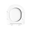 MONDIAZ LAVIE Toiletzitting met quick-release & softclose-Mat wit-Duroplast-Compact