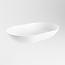 MONDIAZ ONNI Waskom ovaal 55 cm solid surface mat wit