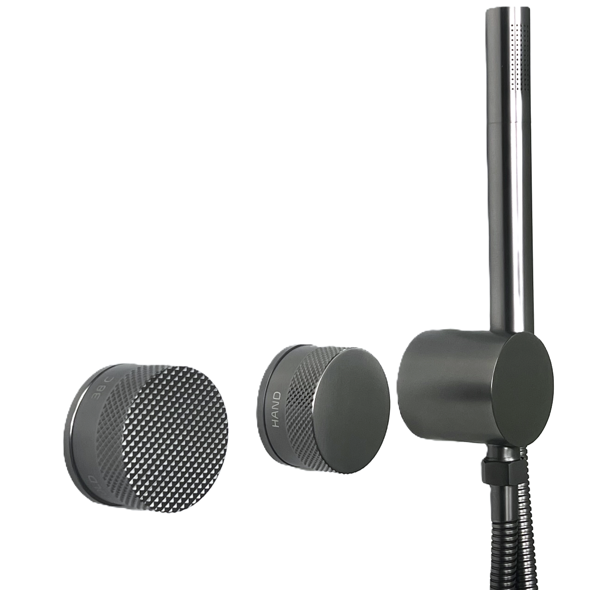 Gunmetal doucheset met kraan – Compleet en beste designs