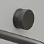 Como Mood 60 Plus Gun Metal Kraan wastafel, 21cm gebogen uitloop - inbouwkraan compleet
