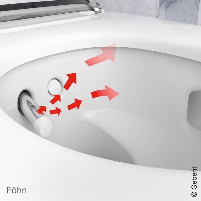 Geberit  Geberit bidet wc AquaClean Mera Classik  met UP 320 inbouwreservoir - Compleet
