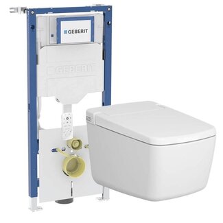 Vitra aanbieding douche wc V Care met Geberit toiletset
