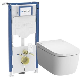 Vitra V-Care Essential Smart toilet met Geberit Sigma