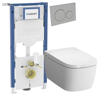 Vitra toiletset01 Geberit Up320 met V Care comfort bidet