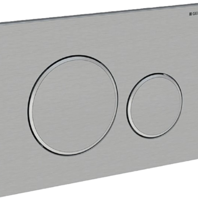 Vitra V-Care Comfrot 1.1 douche wc met Geberit UP32 Sigma 20 RVS druklplaat