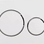Vitra V-Care Comfrot 1.1 douche wc met Geberit UP32 Sigma 20 glans chroom- wit druklplaat
