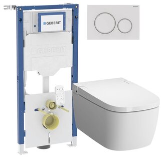 Vitra toiletset03 Geberit Up320 met V Care comfort bidet