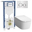 Vitra  V-Care Comfrot 1.1 douche wc met Geberit UP320 & drukplaat Sigma 21 wit