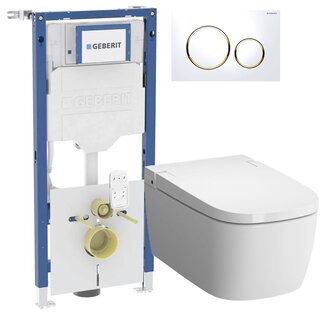 Vitra toiletset05 Geberit Up320 met V Care comfort bidet