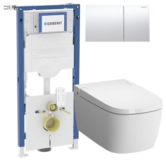 Vitra toiletset07 Geberit Up320 met V Care comfort bidet