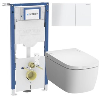 Vitra toiletset08 Geberit Up320 met V Care comfort bidet