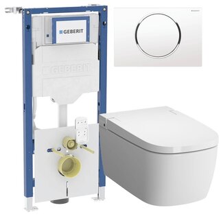 Vitra toiletset09 Geberit Up320 met V Care comfort bidet