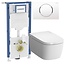 Vitra V-Care Comfrot 1.1 douche wc met Geberit UP320 & drukplaat Sigma 10 wit