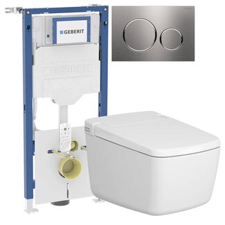 Vitra V-Care Prime japanse wc met geberit toiletset
