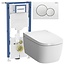 Vitra V-Care Essential Bidet WC met Geberit UP320 inbouwreservoir en Sigma01 drukplaat -Wit