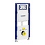 Geberit  UP320 toiletset + Sigma20 drukpaneel wit met VitrA compact rimless wandcloset
