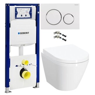 Geberit  UP320 toiletset met VitrA rimless wandcloset