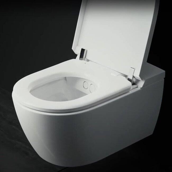 Villeroy & Boch ViClean-I 200 Douche-WC Set met Geberit UP320 en Sigma70 Gunmetal