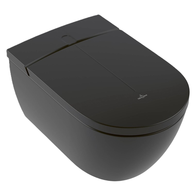 Villeroy & Boch ViClean-I 200 bidet wc met föhn - Spoelrandloos - Directflush - CeramicPlus - MatZwart