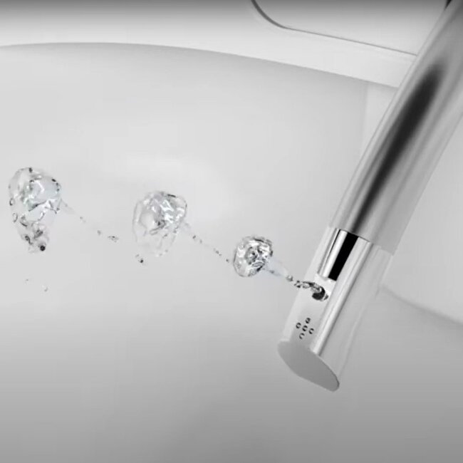 Vitra V Care Essential met Geberit UP320 Sigma40 drukplaat. Compleet toiletset-Goud