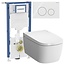 Vitra V Care Comfort 1.1 Japans wc met Geberit UP320 Sigma40 drukplaat Rond-Wit