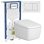 Vitra V Care Prime met Geberit UP320 Sigma40 drukplaat -Wit