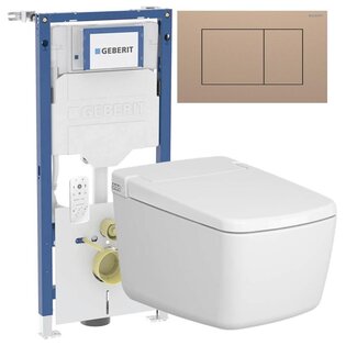 Vitra V Care Prime UP320 douche wc-rose-goud