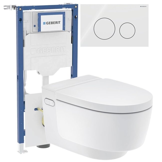 Geberit  AquaClean Mera Douche-WC met Bril – Incl. UP320 en Sigma 40