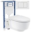 Geberit  Douche-WC met Bril AquaClean Mera– Incl. UP320 en rechthoek Sigma 40 - Wit