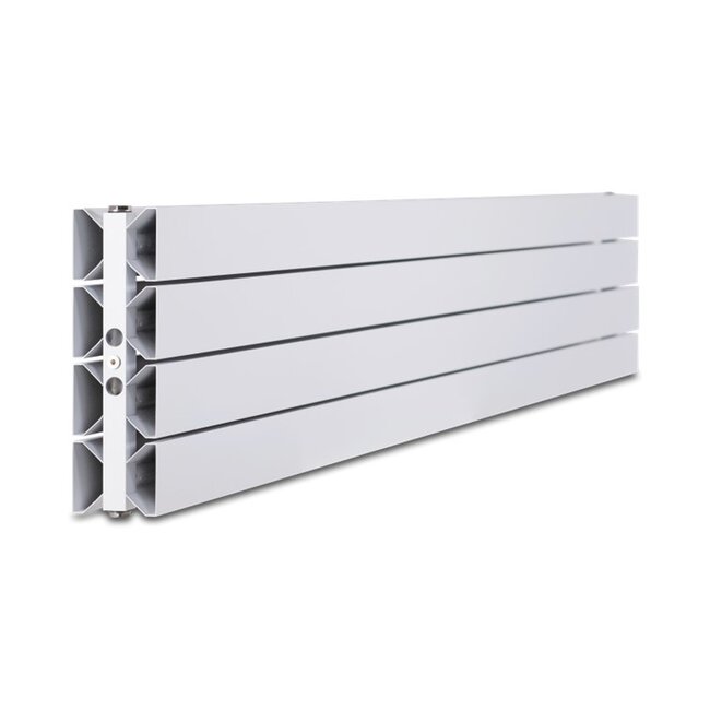32 cm breed – Design Radiator - Recht | Verticaal – Mat Zwart