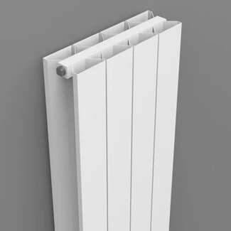 Compacte radiator 24cm breed vertical wit
