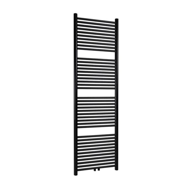 handdoekradiator 180x55cm | Verticaal – Mat Zwart