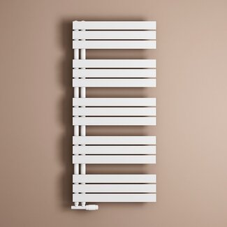 Sanitear Verticale handdoekradiator wit 60cm breed