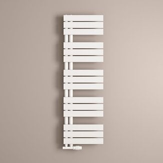 Sanitear Verticale handdoekradiator wit 40cm breed