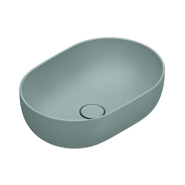 Catalano  Sfera Waskom ovaal 50cm. Keramiek – Mat Acqua - Groen