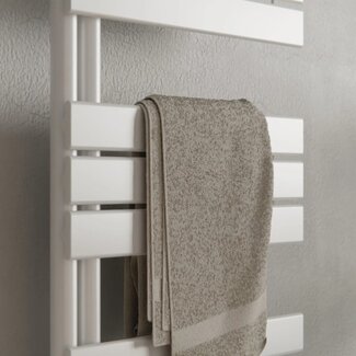 Sanitear Witte handoekradiator verticaal 40cm breed