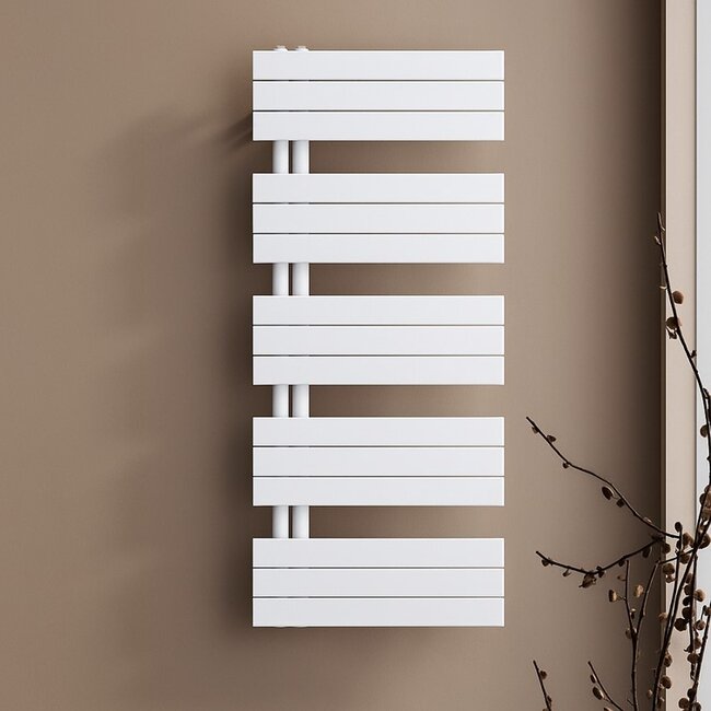 Sanitear Handoekradiator MatWit 50 x 160cm I verticaal