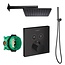 Hansgrohe Aanbieding: Complete Zwarte Regendouche met Thermostaatkraan – ShowerSelect