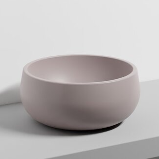 opzetwastafel rond Ø 43 cm taupe