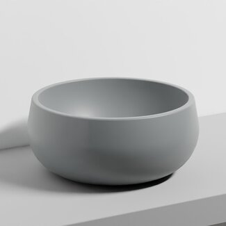 opzetwastafel rond Ø 43 cm grijs