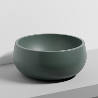 opzetwastafel groen rond Ø 43 cm