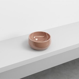 Mini waskom Ø 30cm glans bruin