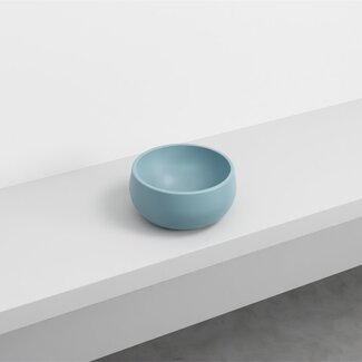 Mini waskom Ø 30cm mat turquoise
