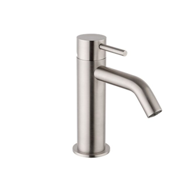 RVS 316 wastafelkraan -1 gats - Opbouw - 17 cm hoog