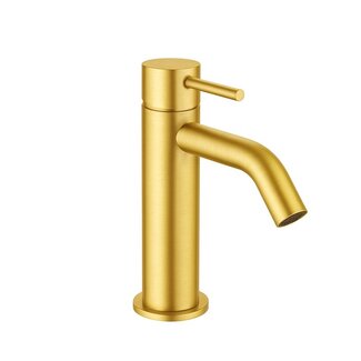 Gaboli Fratelli   Messing gouden wastafelkraan opbouw